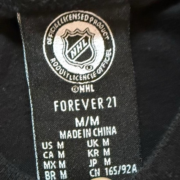 Black NHL Tank Top by Forever 21 - Picture 2 of 5